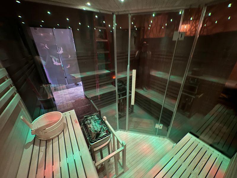 Traditional sauna at The Garden MMA