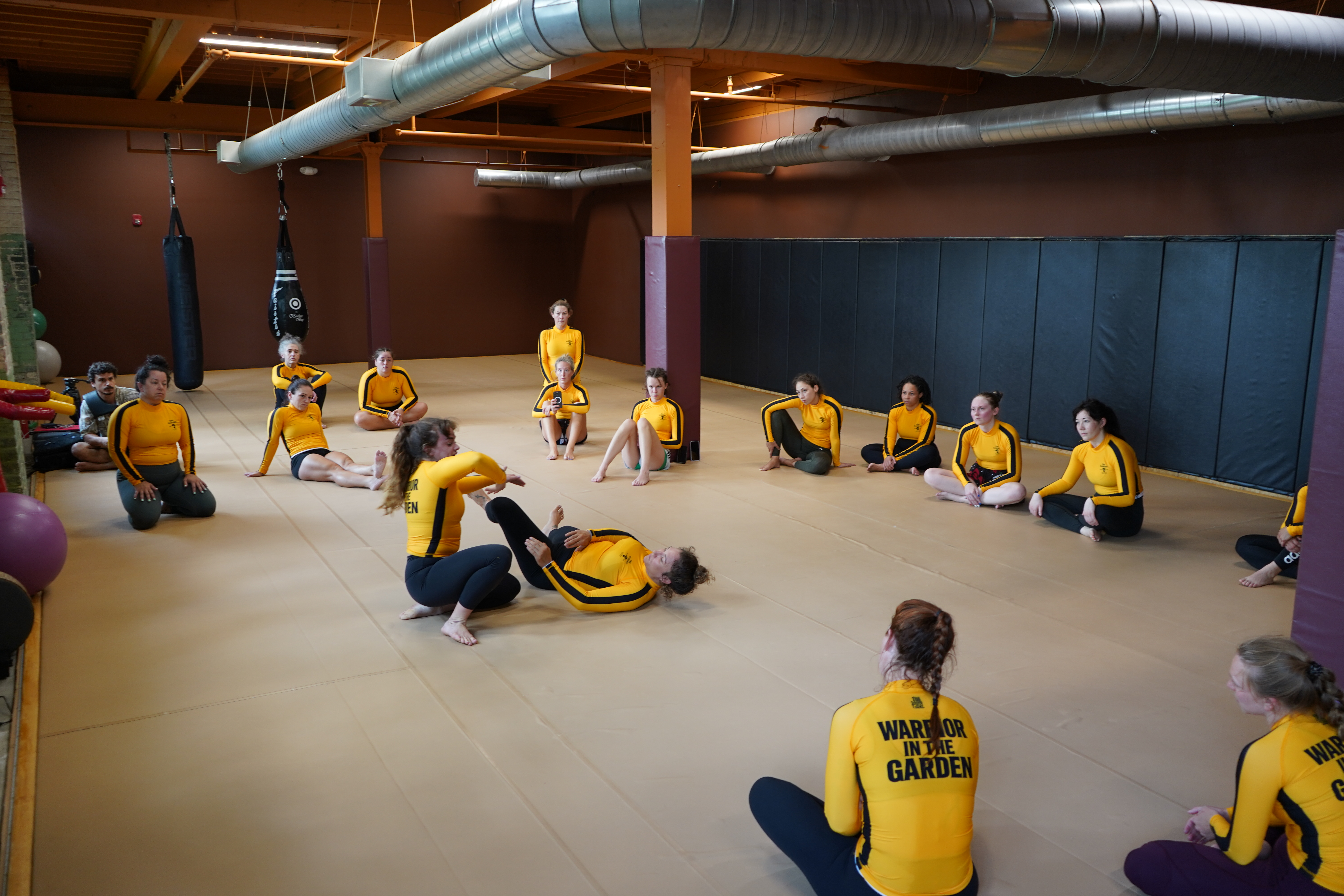 Warriors 3.0 yellow rashguard